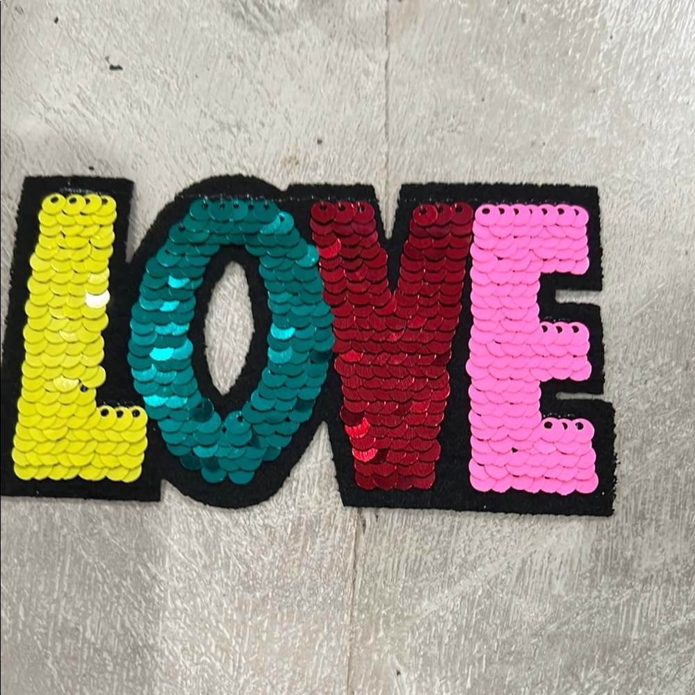 New Sequined Sew on patch
